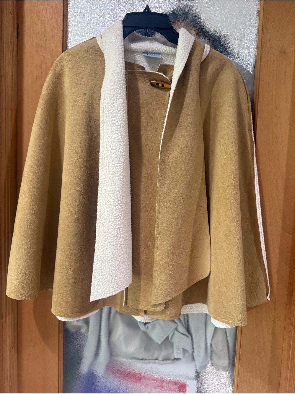 Camel Tan Red Black Cape Jacket - 3 JACKETS